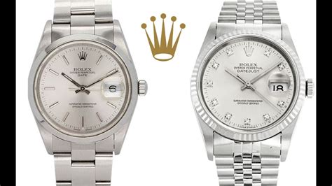 rolex datejust vs oyster perpetual